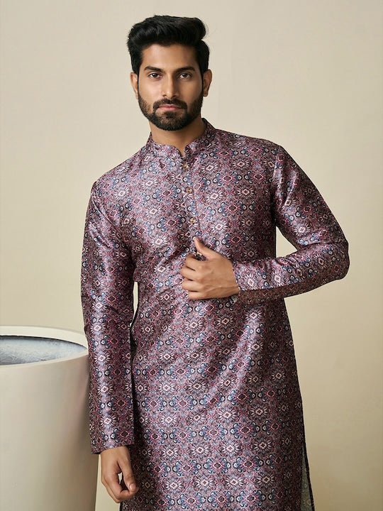 Ethnic Motif Printed Straight Kurta - Inddus.com