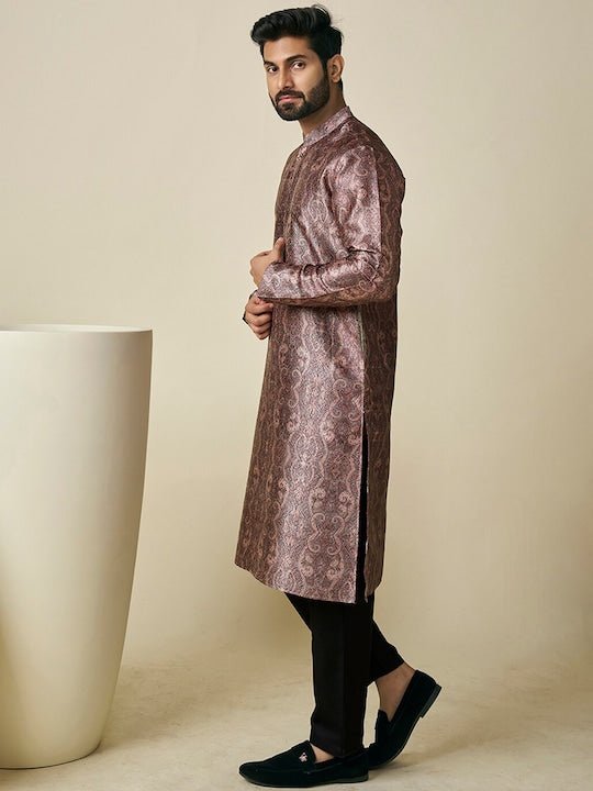 Ethnic Motif Printed Straight Kurta - Inddus.com