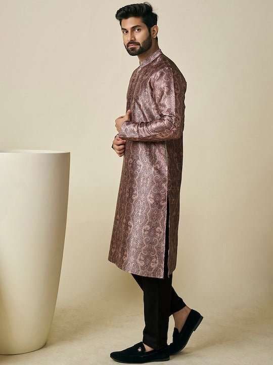 Ethnic Motif Printed Straight Kurta - Inddus.com
