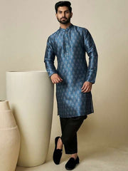 Ethnic Motif Printed Straight Kurta - Inddus.com