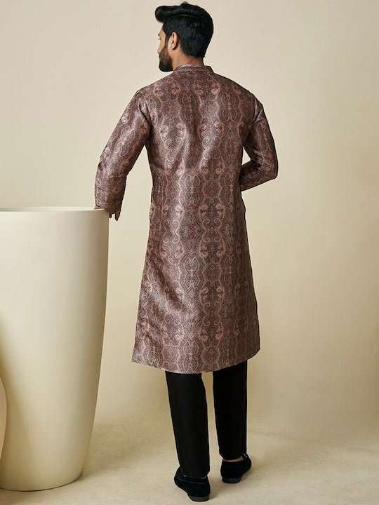 Ethnic Motif Printed Straight Kurta - Inddus.com