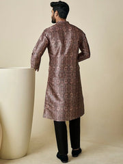 Ethnic Motif Printed Straight Kurta - Inddus.com