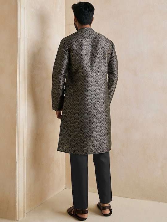 Ethnic Motif Printed Straight Kurta - Inddus.com