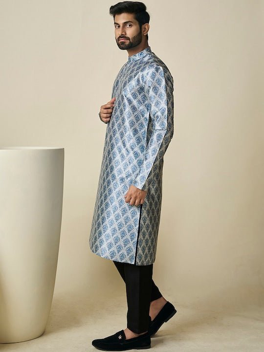 Ethnic Motif Printed Straight Kurta - Inddus.com