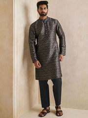 Ethnic Motif Printed Straight Kurta - Inddus.com