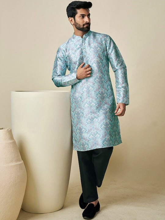 Ethnic Motif Printed Straight Kurta - Inddus.com