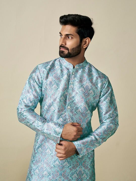 Ethnic Motif Printed Straight Kurta - Inddus.com