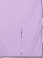 Lavender printed Readymade lehenga choli with dupatta