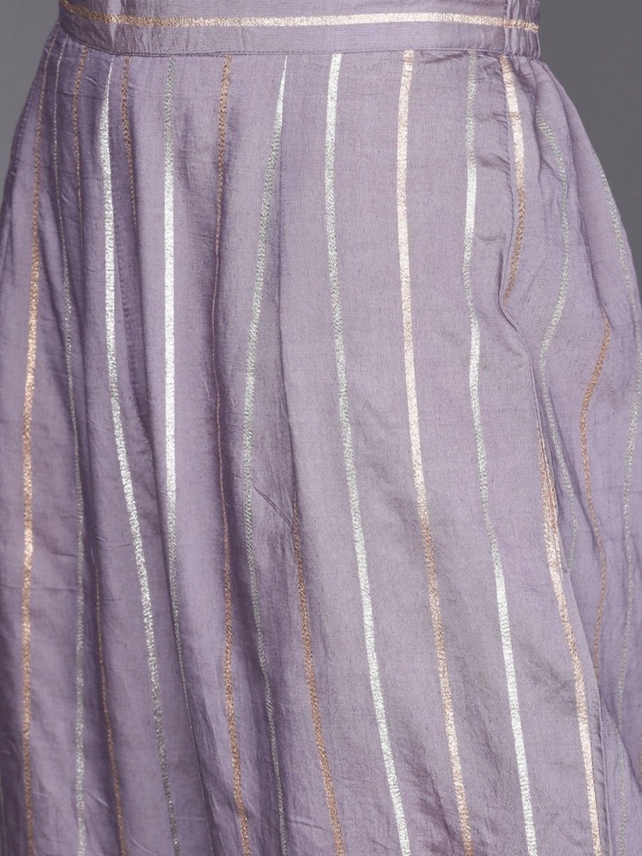 Fantastic Mauve Polyester Solid Crop Top - inddus-us