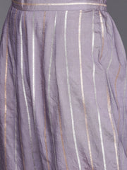 Fantastic Mauve Polyester Solid Crop Top - inddus-us