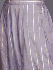 Fantastic Mauve Polyester Solid Crop Top - inddus-us