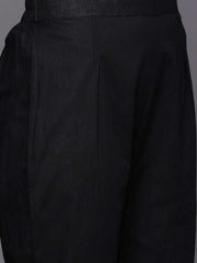 Floral Embroidered Chikankari Regular Thread Work Kurta with Palazzos - Inddus.com