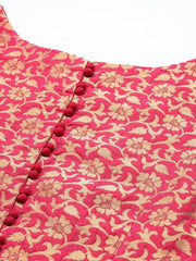 Floral Georgette Plus Size Maxi Dress - Inddus.com