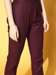 Floral Organza Scalloped Edge Kurta Set - Inddus.com