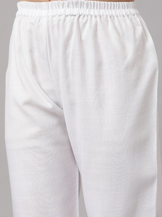 Girls Bandhani Printed Angrakha A-Line Kurta with Trousers - Inddus.com