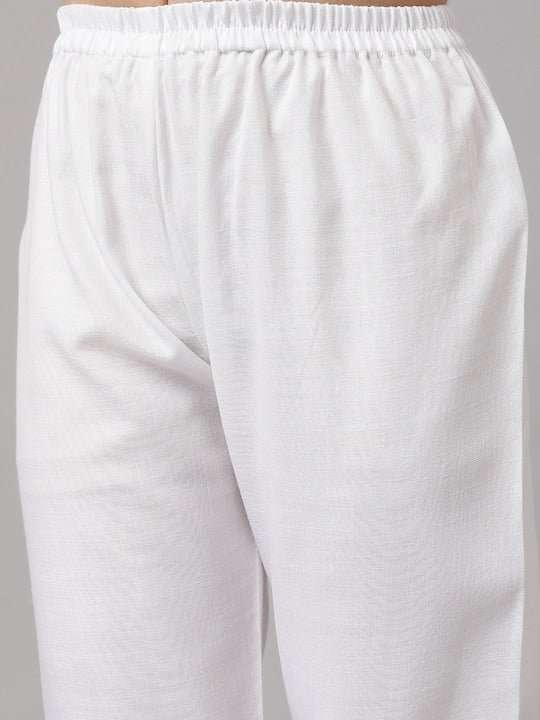 Girls Bandhani Printed Angrakha A-Line Kurta with Trousers - Inddus.com