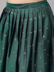 Girls Green Ready to Wear Lehenga choli - Inddus.com