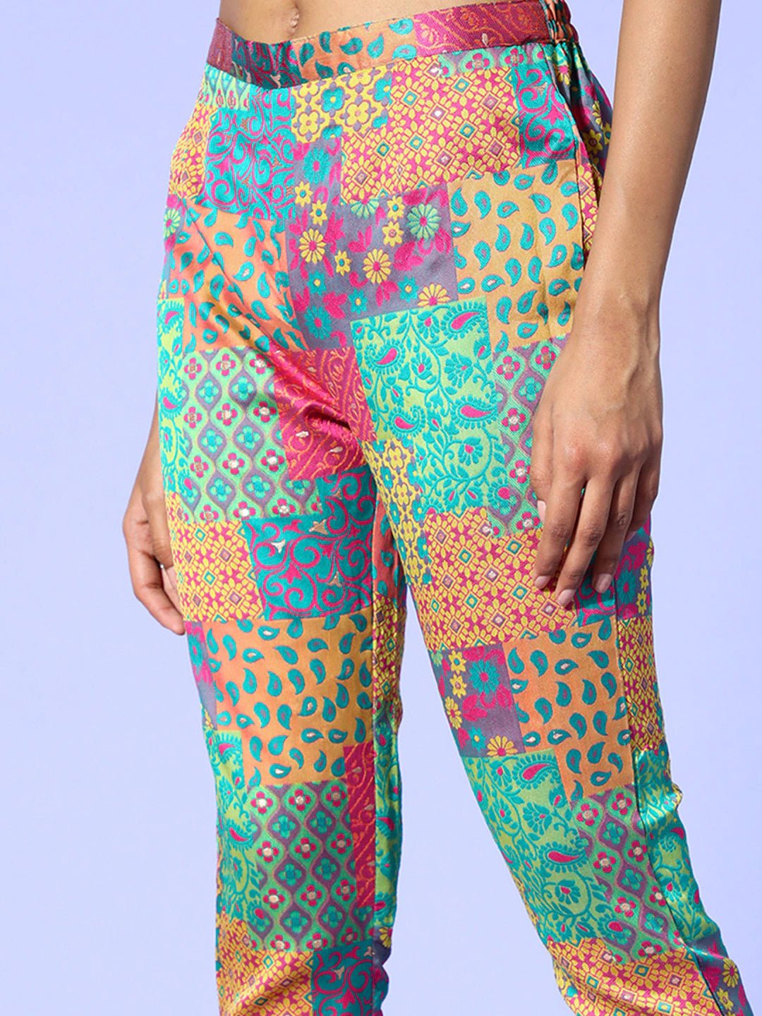 Green Silk Blend Gown for Days Kurta Set - Inddus.com