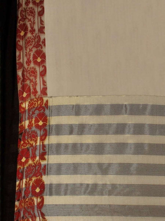 Grey Banarasi Art Silk Traditional Saree - inddus-us
