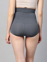 Grey High Waist Tummy Shapewear - inddus-us
