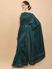 Inddus Women Green Sarees - Inddus.com