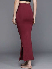 Maroon Seamless Saree Shapewear - Inddus.com