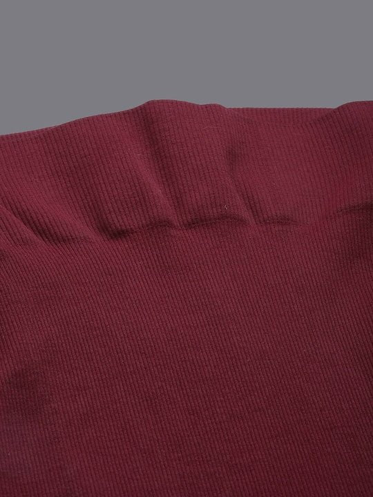 Maroon Seamless Saree Shapewear - Inddus.com