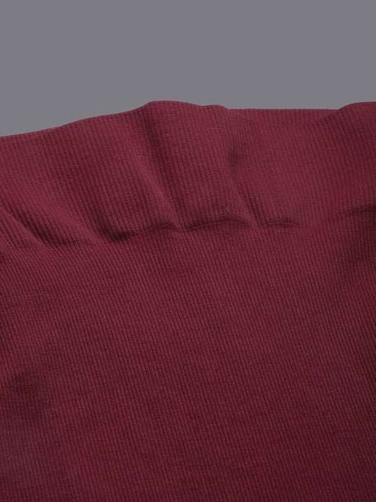 Maroon Seamless Saree Shapewear - Inddus.com