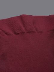 Maroon Seamless Saree Shapewear - Inddus.com