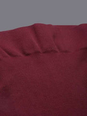 Maroon Seamless Saree Shapewear - Inddus.com