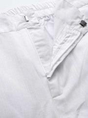 Men Ethnic Motifs Embroidered Regular Chikankari Kurta With Trousers - Inddus.com