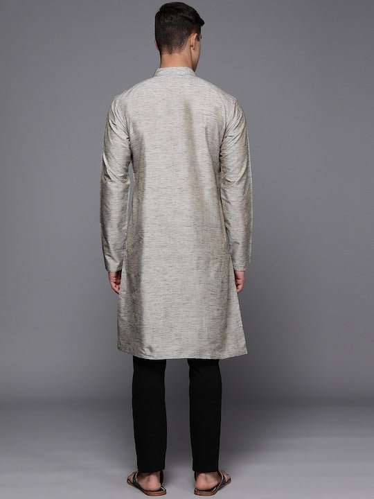 Men Mandarin Collar Kurta - Inddus.com