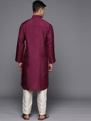 Men Mandarin Collar Kurta - Inddus.com