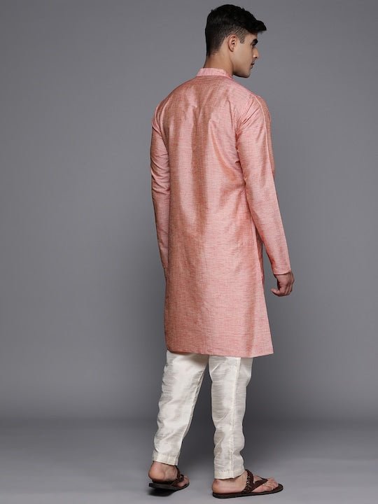 Men Mandarin Collar Kurta - Inddus.com