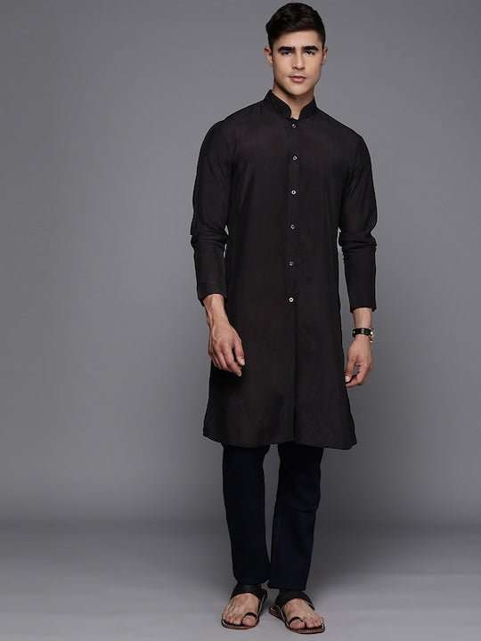Men Mandarin Collar Kurta - Inddus.com