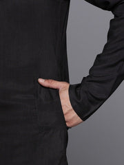 Men Mandarin Collar Kurta - Inddus.com