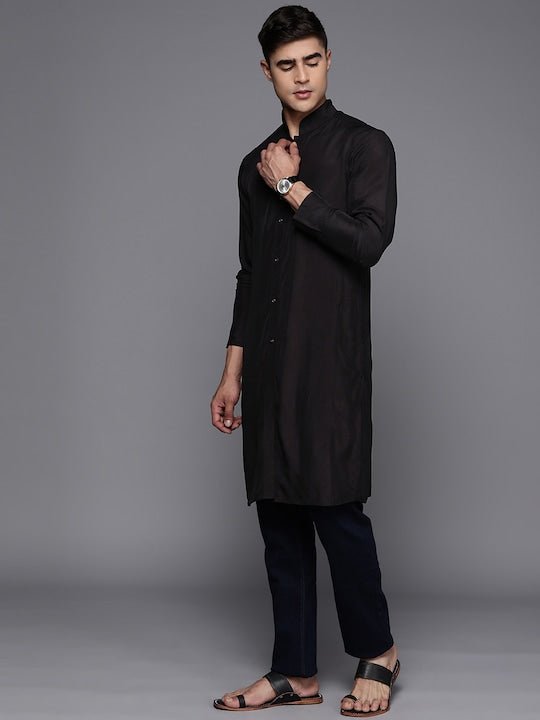 Men Mandarin Collar Kurta - Inddus.com