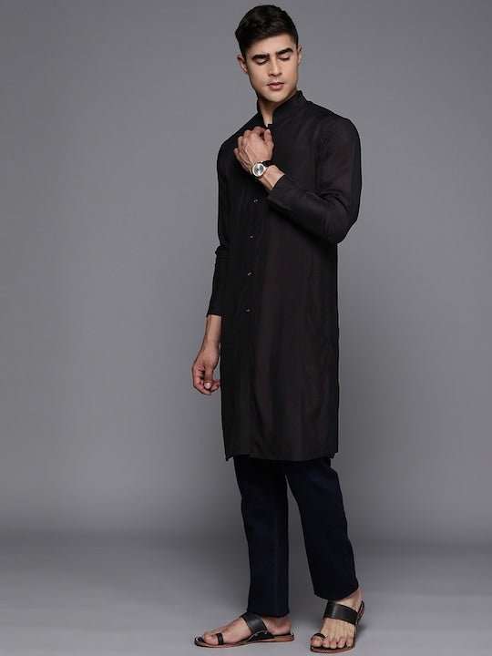 Men Mandarin Collar Kurta - Inddus.com