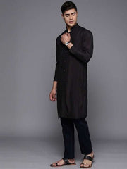 Men Mandarin Collar Kurta - Inddus.com