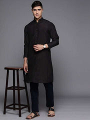 Men Mandarin Collar Kurta - Inddus.com