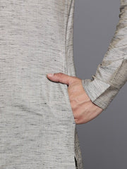 Men Mandarin Collar Kurta - Inddus.com