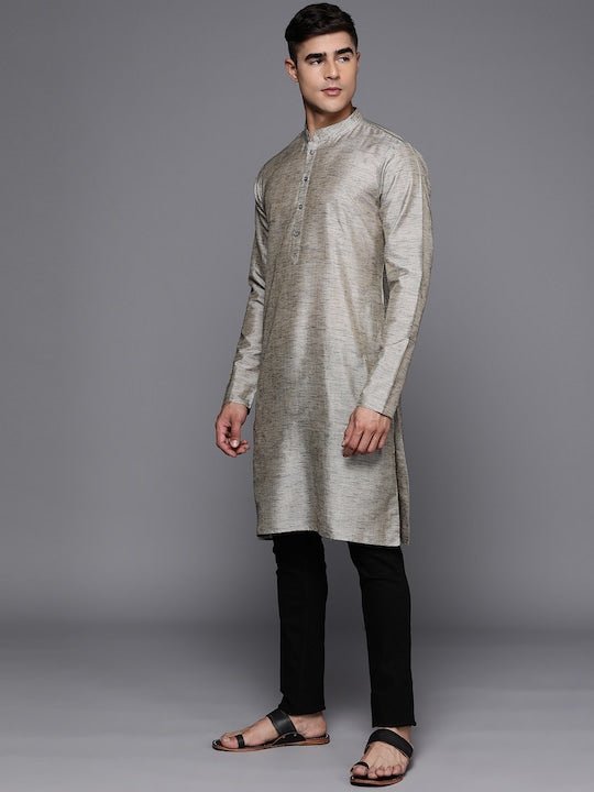 Men Mandarin Collar Kurta - Inddus.com