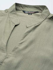 Men Solid Straight Kurta - Inddus.com