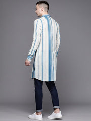 Men Striped Kurta - Inddus.com