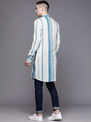 Men Striped Kurta - Inddus.com