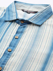 Men Striped Kurta - Inddus.com
