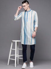 Men Striped Kurta - Inddus.com