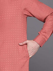 Men Woven Design Ethnic Motifs Kurta - Inddus.com