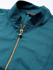 Men Woven Design Jacquard Solid Straight Long Kurta - Inddus.com