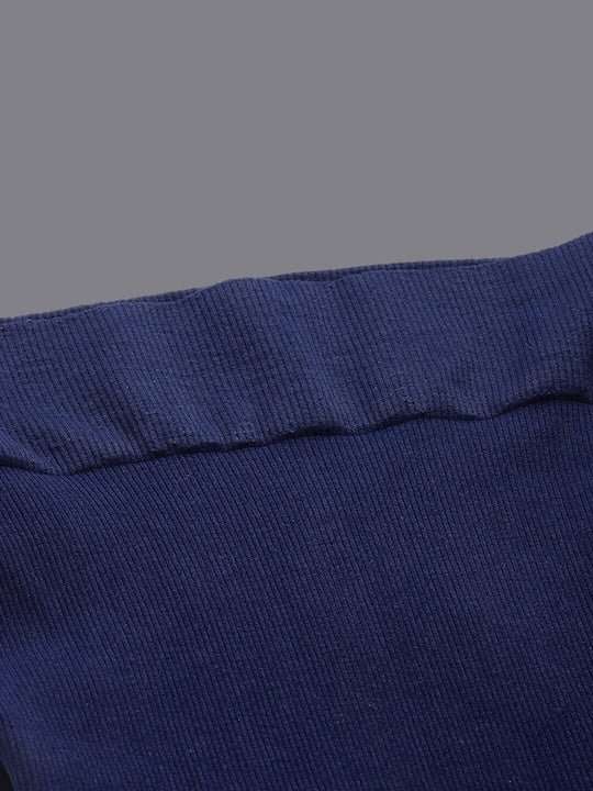 Navy Blue Seamless Saree Shapewear - Inddus.com